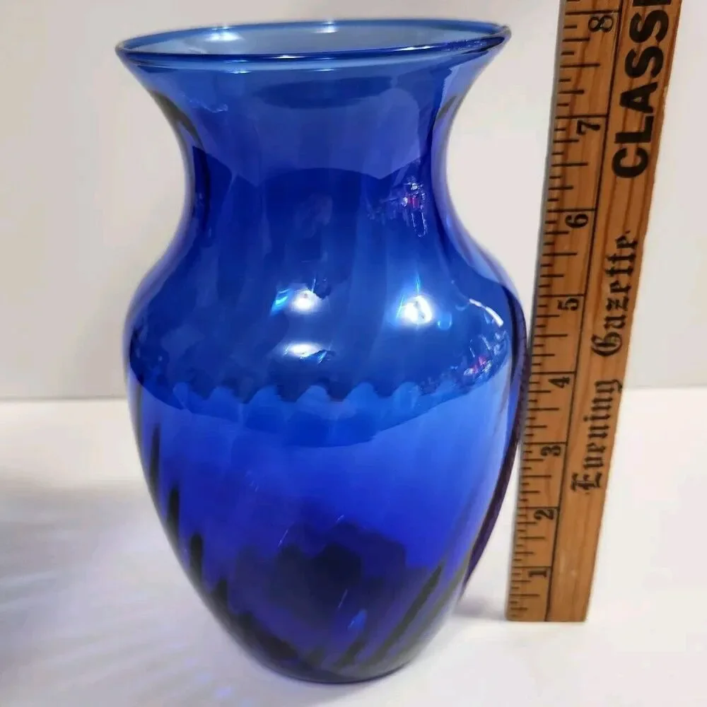Vtg Illusions Cobalt Blue 8